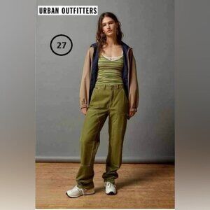 Urban Outfitters - BDG, Women's Canvas Carpenter Pant - Moss. Size: 27. NWT.